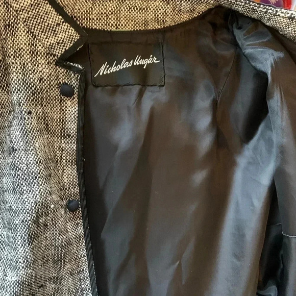 Vintage Nicholas Ungar tweed tunic jacket - Picture 5 of 7